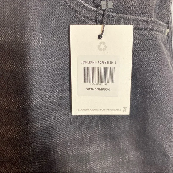 NWT Peachy Den The Jenn Jeans Tobacco black low rise trendy y2k sexy size large - Picture 3 of 11